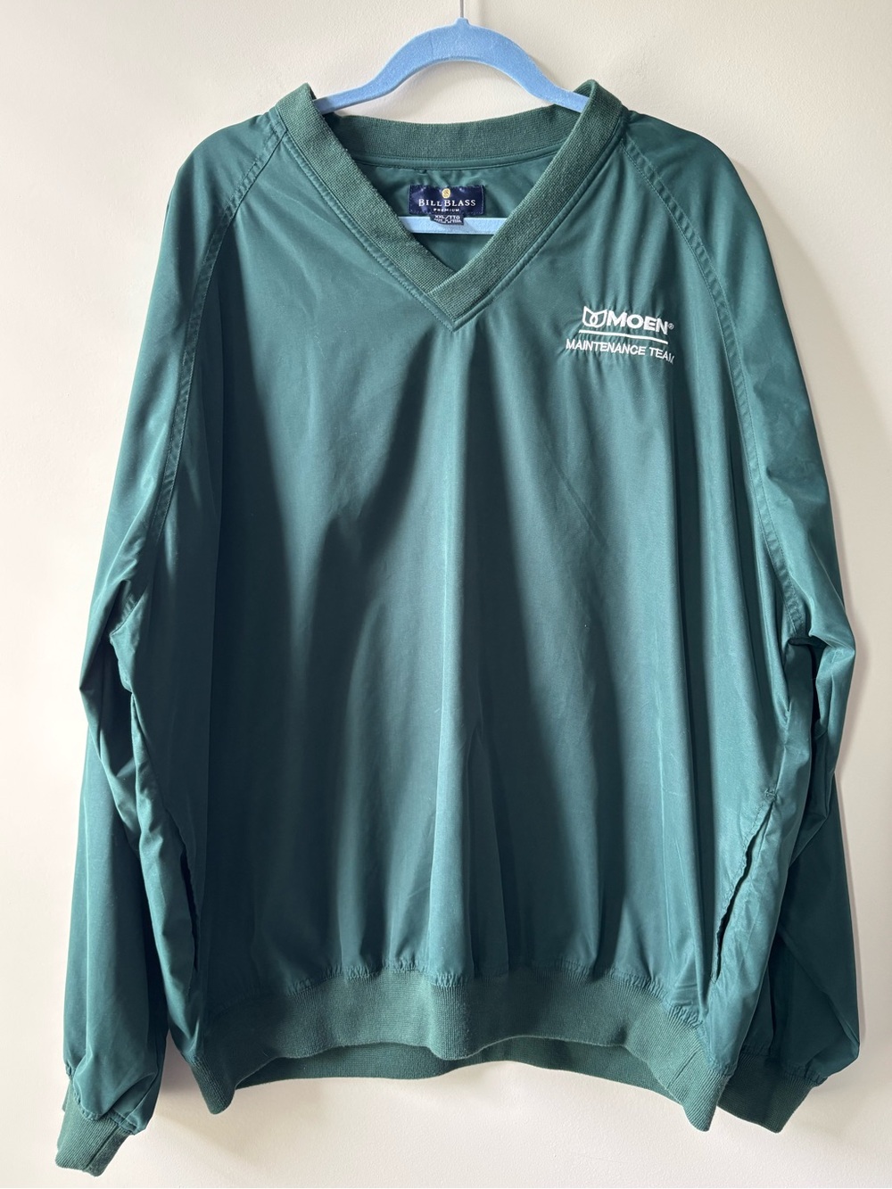 bill blass Dark Green V-Neck Men's Pullover Sweater